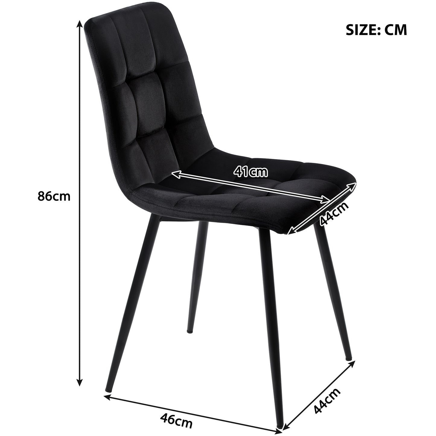 Dining Table Set 5 Pieces With 4 Chairs, Gold Metal Legs, White Top, Black Velvet Dining Chairs