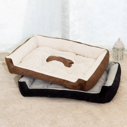 Large Warm Plush Dog Bed Mat Washable Calming Cushion For Pet Puppy For Dog Cat