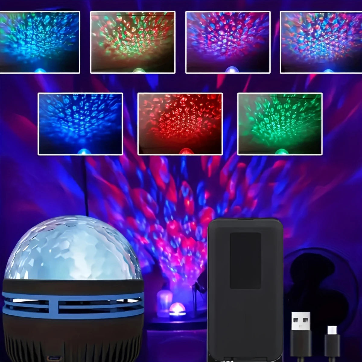 1pc LED Galaxy Star Projector Light
