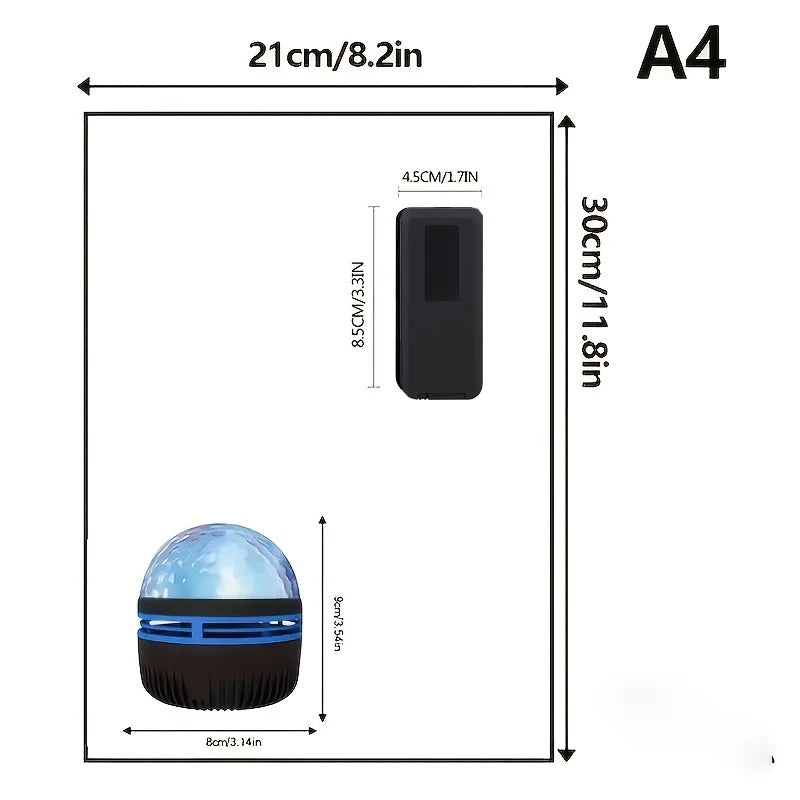 1pc LED Galaxy Star Projector Light
