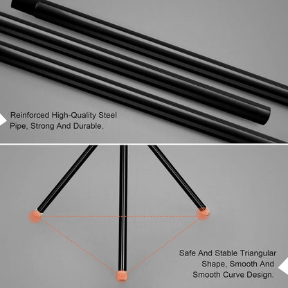 Coat Stand Coat, Hat, Jacket, Umbrella Floor Standing Rack Clothes Hanger  Hooks